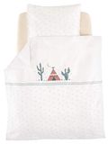 Träumeland TT18403 beddengoed Cactusliebe 80/80 + 35/40, meerkleurig