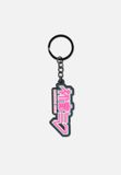 Difuzed Hatsune Miku Sleutelhanger Logo Roze