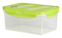 Excelsa Freshness rechthoekige houder hoog 800 ml, groen, 13,5 x 9,5 x 10,5 cm