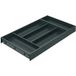 BLUM AMBIA LINE range couverts pour Blum Legrabox hauteur M et K, longueur nominale 450 mm / insert gris orion, cadre blanc soie