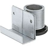 Häfele Réglage de hauteur de socle H3941 avec équerre de support à visser Capacité de charge 150 kg Acier zingué