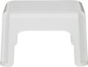 Whitefurze tabouret de cuisine/marchepied - crème - plastique
