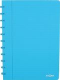 Atoma Trendy schrift, ft A4, 144 bladzijden, gelijnd, transparant turkoois 10 stuks