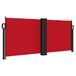 VidaXL Pare-vent rétractable 120x1000 cm rouge