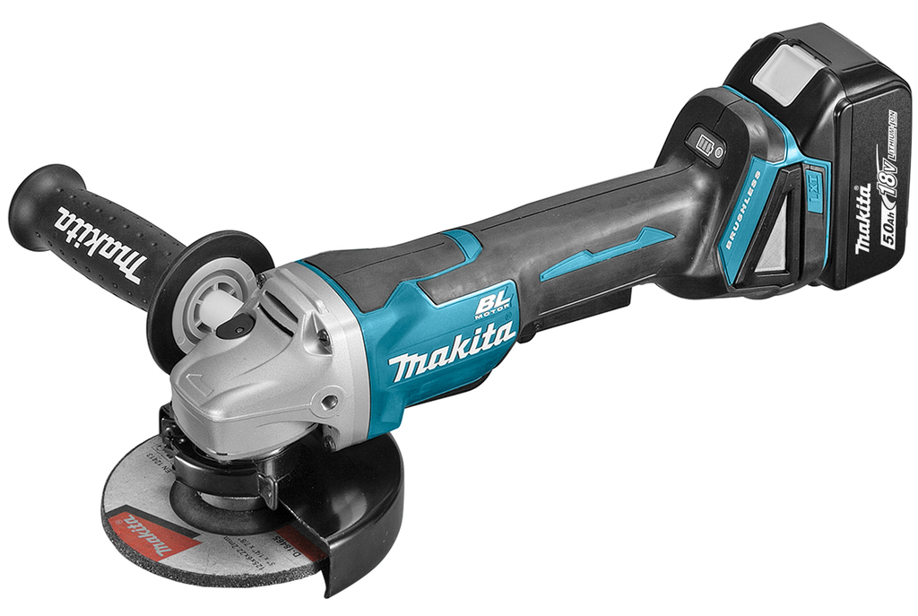 Makita 18 V Haakse slijper 125 mm