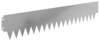 vidaXL Bordure de pelouse, 30 pièces, 103 x 20 cm, acier, argent