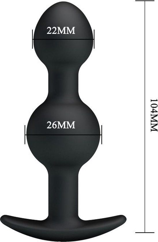 Pretty Love Geisha Anal Plug - Zwart