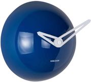 Karlsson Wandklok Cool Retro Cap - Kobaltblauw - Ø15cm