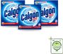Calgon 3 x Nettoyant machine à laver Poudre 3-en-1 Anti-calcaire Puissance 60 doses Grand emballage