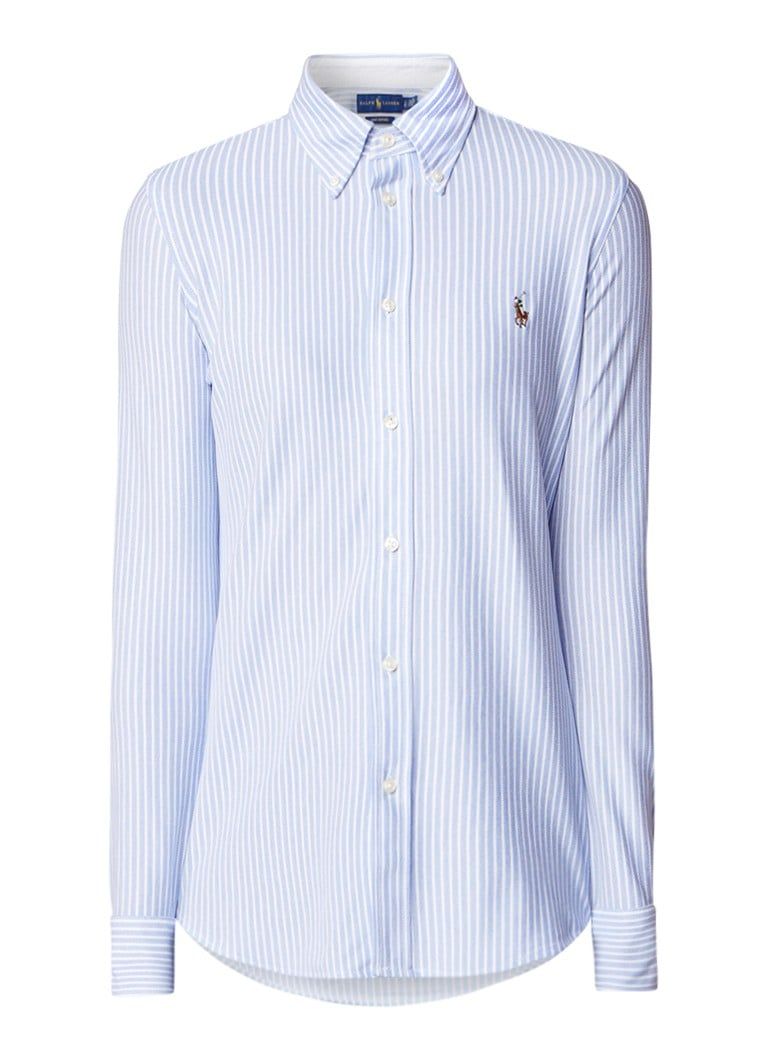 Ralph Lauren Heidi Oxford blouse - jersey - gestreept dessin