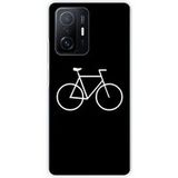 Xiaomi Bedrukt siliconen hoesje compatibel met Xiaomi Mi 11T 5G, Xiaomi Mi 11T Pro 5G Bike hipster