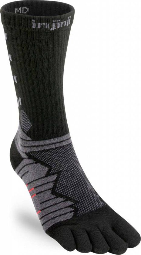 Injinji Ultra Run Crew Obsidian Teensokken 47-50
