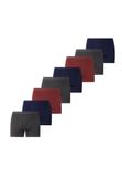 ABOUT YOU Boxershorts 'Dante' navy / donkergrijs / rood