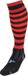 Precision Voetbalsokken Hooped Unisex Zwart/rood Maat 40-44