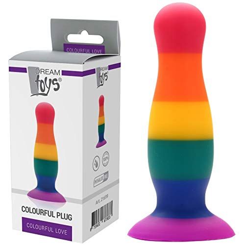 DreamToys Colourful Love Pride plug regenboog S
