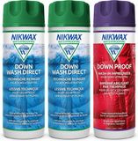 Merkloos / Sans marque Nikwax Voordeelpakket 2 x Down Wash 300ml & 1x Down Proof 300ml