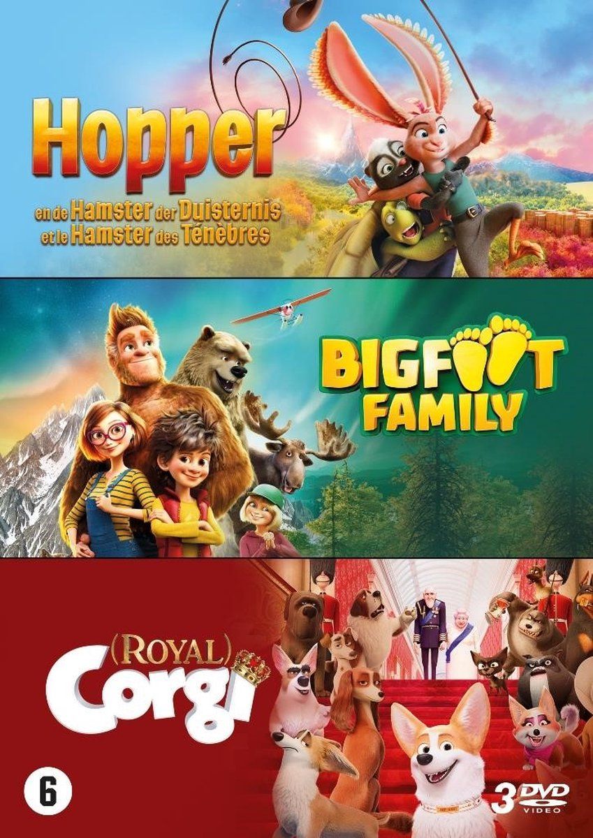 BELGA Kids Boxset - Hopper - Bigfoot Family - Corgi (DVD) - 5412370890047