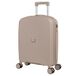 ITACA - Lichte en robuuste bagageset met 360 graden draaibare wielen, inclusief set van harde koffers van polypropyleen., Beige, Modern