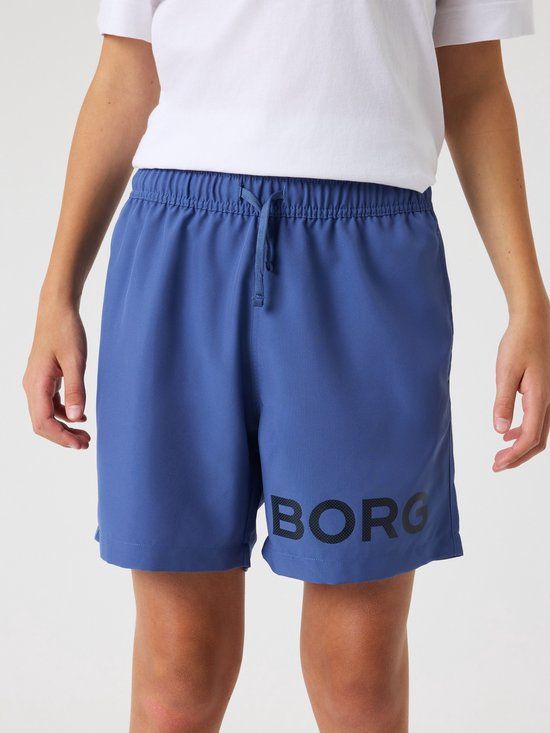 Bjorn borg Björn Borg Zwemshort Kinderen Blauw Coastal Fjord - 100% Gerecycled Polyester - Maat 170