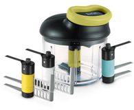 Tefal 5 Second Chopper - 900ml - Black, Green, Transparent