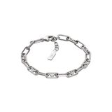 Emporio Armani Herenarmband van roestvrij staal of kralen met karabijnsluiting