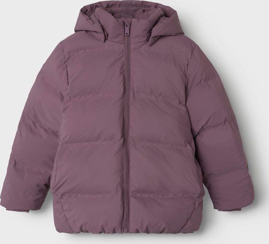 Name It Musk Puffer Winterjas Junior - Maat 152 - Donkerroze - Maat 152