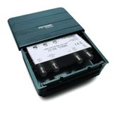 Metronic 414140 TV-versterker/-koppeling, 2 ingangen, zwart