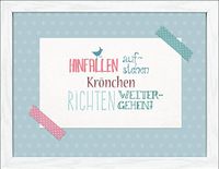 Pro-Art an562b2 muurschildering Scandic-Living 'vallen en verder gaan' 45 x 35 cm