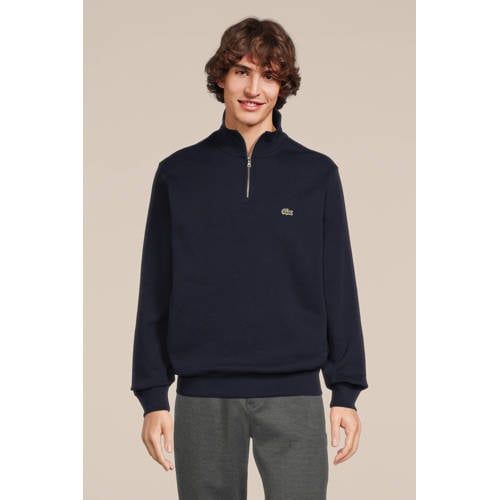 Lacoste Sweater with Logo - Navy Blue