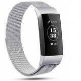 Merkloos / Sans marque Fitbit Milanese band - zilver - Large