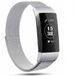 Merkloos / Sans marque Fitbit Milanese band - zilver - Large