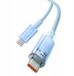 Baseus Explorer Câble USB-C 100W PD, Capteur de Température, 1m Bleu
