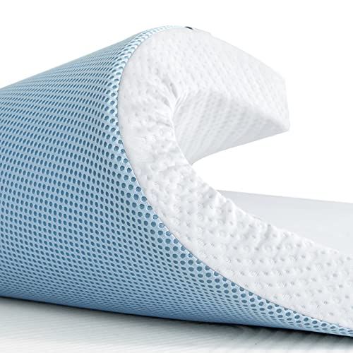 SU SUBRTEX Subrtex Matrastopper - 5 cm Gel Traagschuim - Bamboe Hoes - 90x190cm