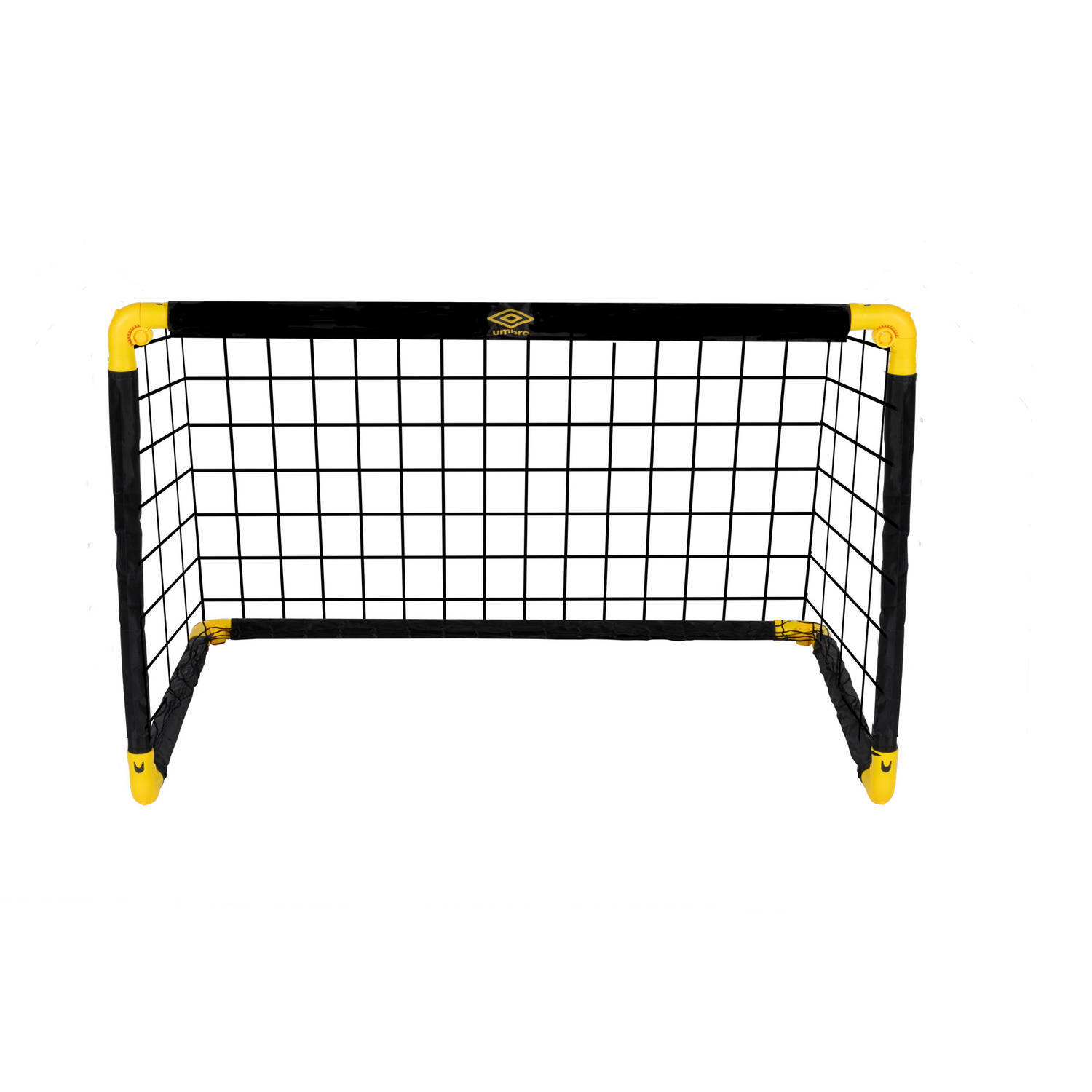 Umbro voetbaldoel - opvouwbare voetbalgoal - 90 x 59 x 61 cm - zwart/geel