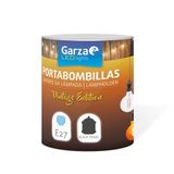 Garza - Vintage Black Pearl Bulb Holder, verstelbare textielkabel, E27-fitting