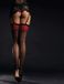 Fiore - Scarlet - Kousen - 20 denier - Rood/Zwart S