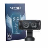 Savvies Screenprotector voor Insta360 Luna Ultra (Lens) - Folie Beschermfolie transparant 6 Stuks