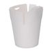 Papiercontainer met deksel scharnier wit - 750 ml