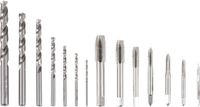 FRITZFURT 3701-6015 Machinetapboorset 15-delig 2.5 mm, 3.3 mm, 4.2 mm, 5 mm, 6.7 mm, 8.5 mm, 10.2 mm DIN 1814 HSS