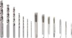 FRITZFURT 3701-6015 Machinetapboorset 15-delig 2.5 mm, 3.3 mm, 4.2 mm, 5 mm, 6.7 mm, 8.5 mm, 10.2 mm DIN 1814 HSS