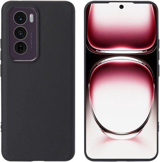 imoshion Color Backcover - Zwart - Geschikt voor Oppo Reno 12
