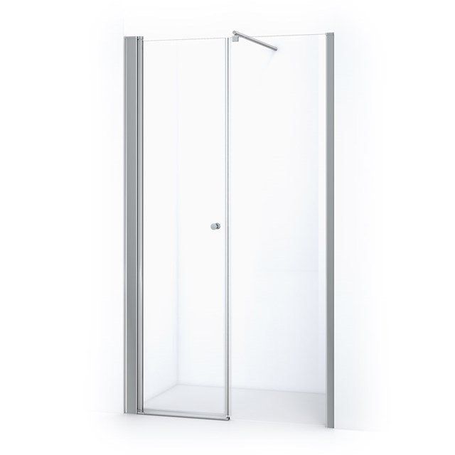 Maxaro Douchewand met Draaideur Zircon Comfort 130cm Chroom