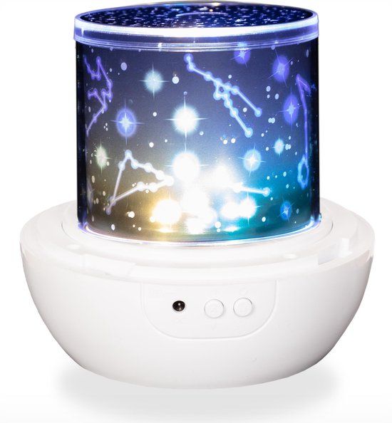 ForDig Sterren Projector - Sterrenhemel Projectorlamp voor Kinderen en Baby's - Inclusief 5 Patronen en 6 Lichtshows