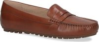 Caprice Dames Mocassin 9-24651-42 303 G-breedte Cognac Leer Maat 37 EU
