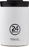 24Bottles Travel Drinkfles 350 ml Capaciteit - stone ice white