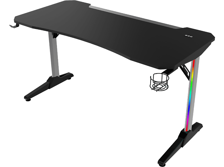 Qware Fremont Gaming Bureau - 140cm - Zwart