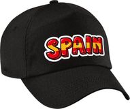 Bellatio Decorations Spanje landen / voetbal / EK / WK pet - volwassenen - zwart