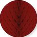 Bellatio Decorations Papieren kerstballen - 3x - bordeaux rood - 10 cm