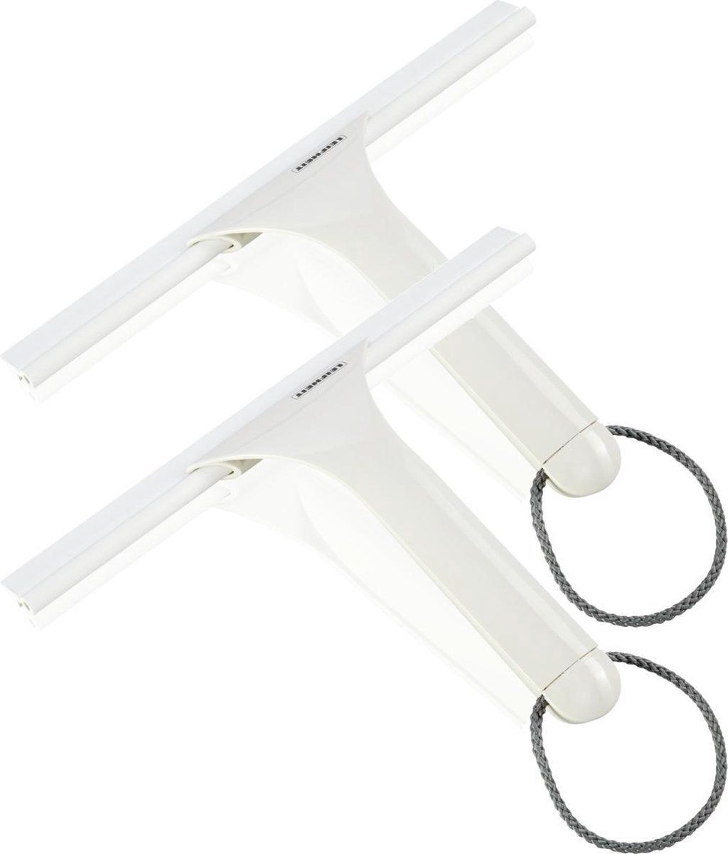 Leifheit Cabino Douchecabinetrekker - Wit - Plastic - 2 Stuks