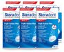 Steradent 6 x Triple Action Plus Prothesenreiniger – 90 Tabletten – Vorteilspackung